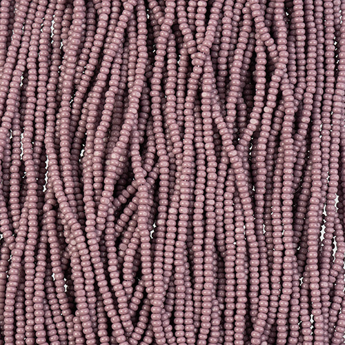 Czech Seed Beads 11/0 Cut Opaque Strung