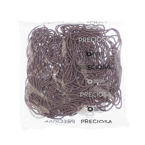 Czech Seed Beads 11/0 Cut Opaque Strung