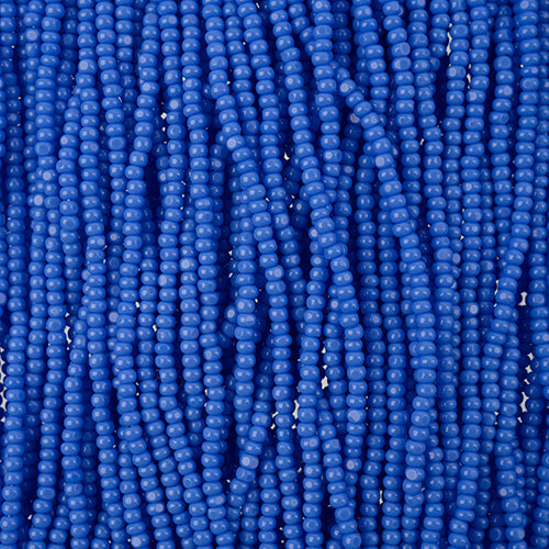 Czech Seed Beads 11/0 Cut Opaque Strung