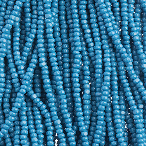 Czech Seed Beads 11/0 Cut Opaque Strung