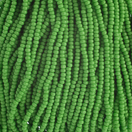 Czech Seed Beads 11/0 Cut Opaque Strung