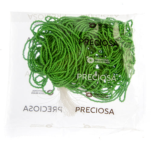 Czech Seed Beads 11/0 Cut Opaque Strung