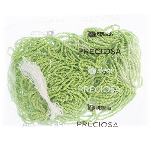 Czech Seed Beads 11/0 Cut Opaque Strung