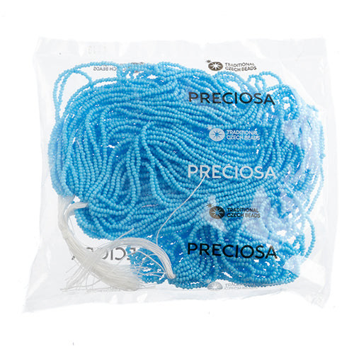 Czech Seed Beads 11/0 Cut Opaque Strung