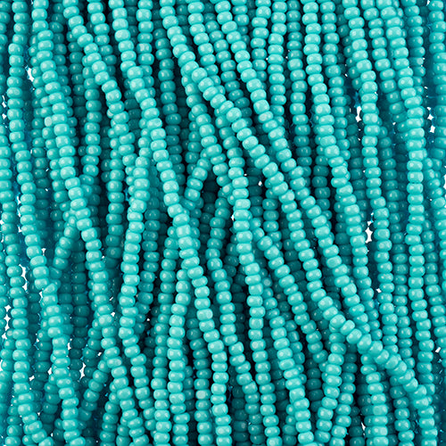 Czech Seed Beads 11/0 Cut Opaque Strung