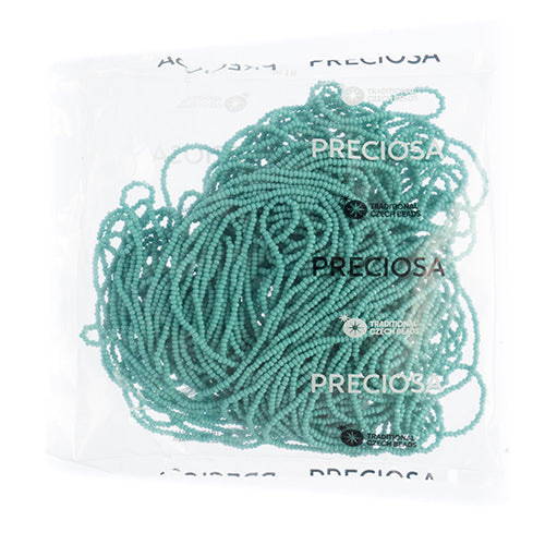 Czech Seed Beads 11/0 Cut Opaque Strung