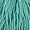 Czech Seed Beads 11/0 Cut Opaque Strung