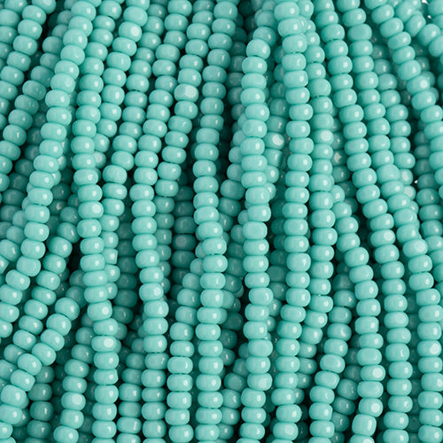 Czech Seed Beads 11/0 Cut Opaque Strung