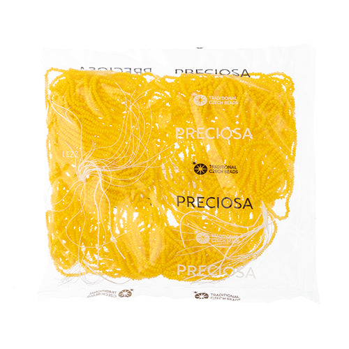 Czech Seed Beads 11/0 Cut Opaque Strung