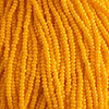 Czech Seed Beads 11/0 Cut Opaque Strung