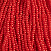 Czech Seed Beads 11/0 Cut Opaque Strung