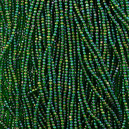 Czech Seed Beads 11/0 Cut Transparent Strung