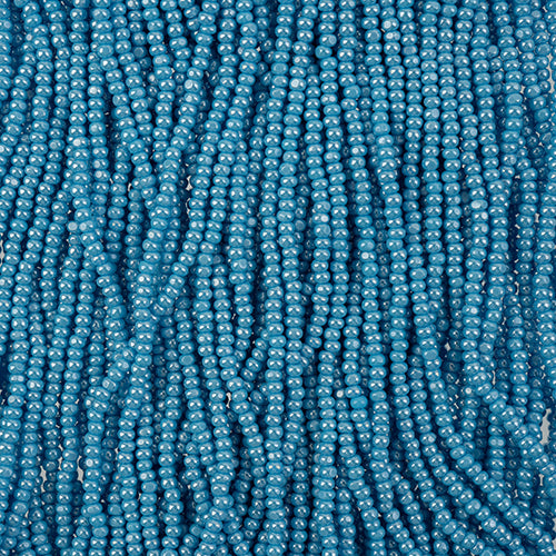 Czech Seed Beads 11/0 Cut Opaque Strung