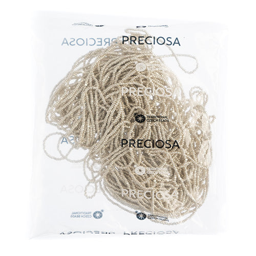 Czech Seed Beads 11/0 Cut Metallic Strung