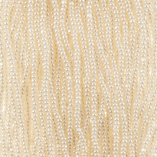 Czech Seed Beads 11/0 Cut Opaque Strung