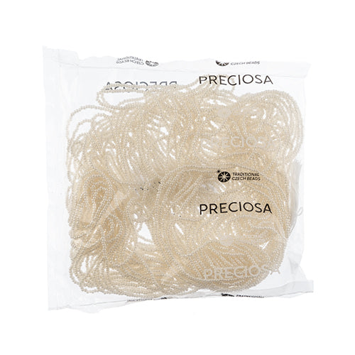 Czech Seed Beads 11/0 Cut Opaque Strung