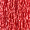 Czech Seed Beads 11/0 Cut Opaque Strung
