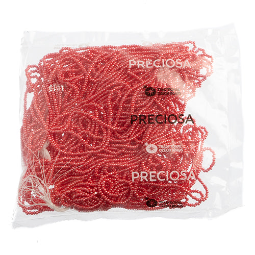 Czech Seed Beads 11/0 Cut Opaque Strung