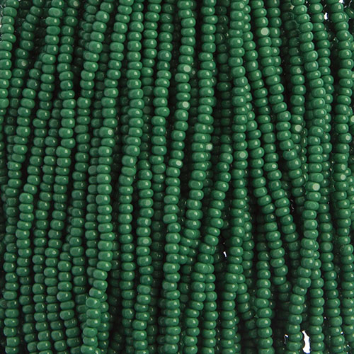Czech Seed Beads 11/0 Cut Opaque Strung