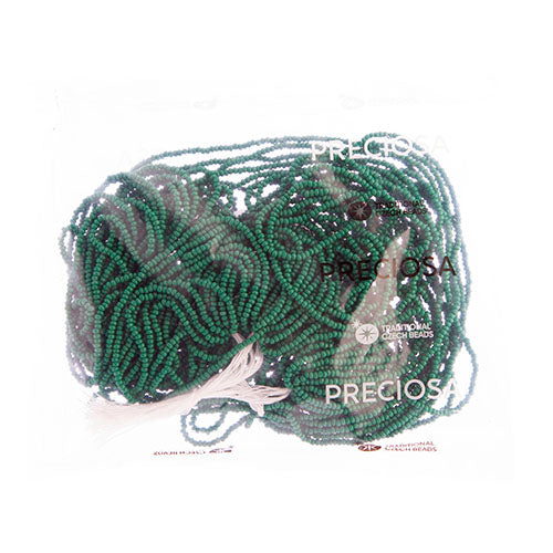 Czech Seed Beads 11/0 Cut Opaque Strung