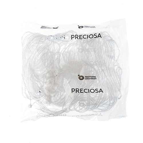 Czech Seed Beads 11/0 Cut Transparent Strung