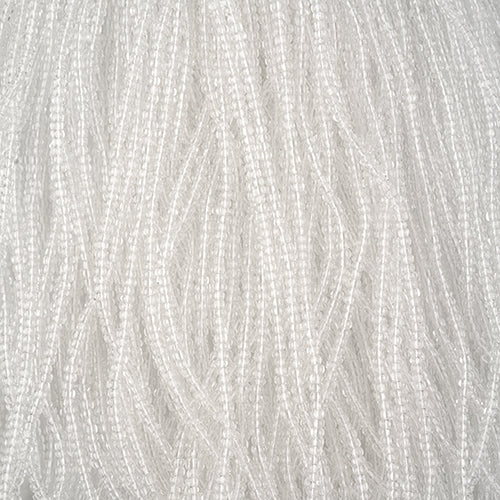 Czech Seed Beads 11/0 Cut Transparent Strung