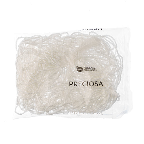 Czech Seed Beads 11/0 Cut Opaque Strung