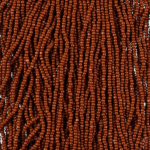 Czech Seed Beads 11/0 Cut Opaque Strung