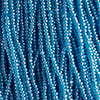 Czech Seed Beads 15/0 Cut Approx. 100g Transparent Capri Blue Luster