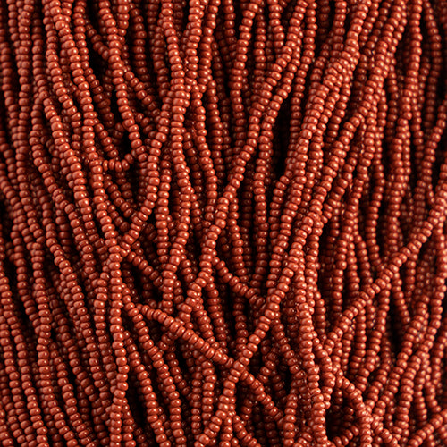 Czech Seed Beads 13/0 Opaque Strung