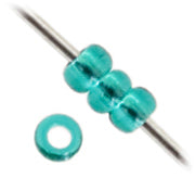 Czech Seed Beads 13/0 Transparent Strung