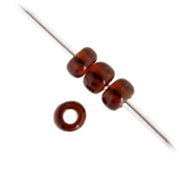 Czech Seed Beads 13/0 Transparent Strung