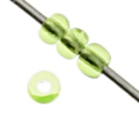 Czech Seed Beads 13/0 Transparent Strung