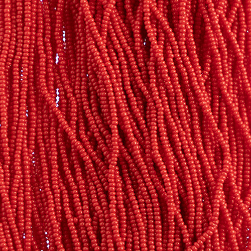 Czech Seed Beads 13/0 Opaque Strung