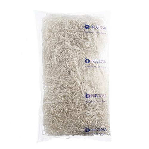 Czech Seed Beads 13/0 Transparent Strung