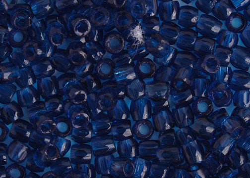 Czech Seed Beads 3 Cut 10/0 Transparent Strung