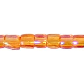 Czech Seed Beads 3 Cut 10/0 Transparent Strung