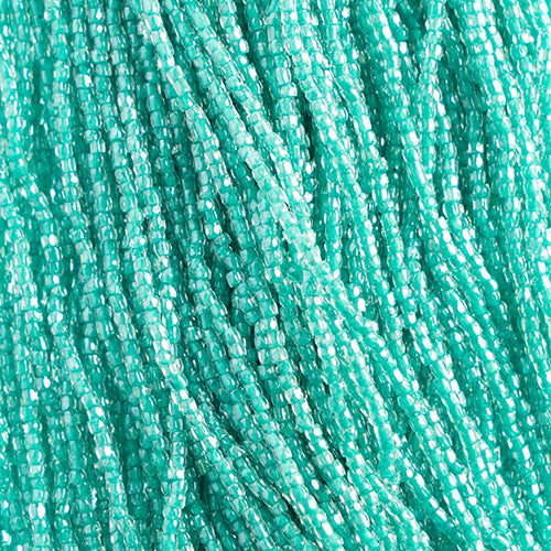 Czech Seed Beads 3 Cut 10/0 Color Lined Strung
