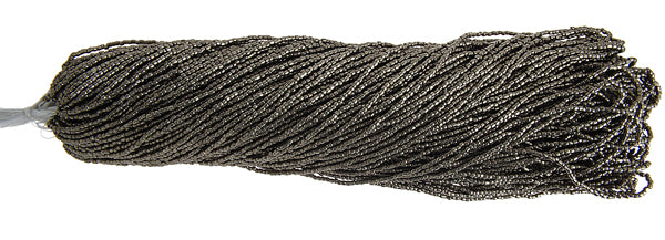 Czech Seed Beads 3 Cut 10/0 Metallic Strung