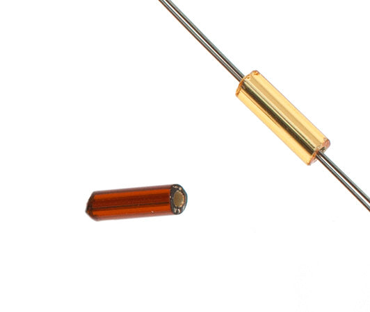 Czech Bugles Twisted #3 Silver Lined Mix