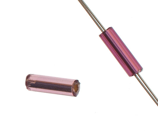 Czech Bugles Twisted #3 Silver Lined Mix