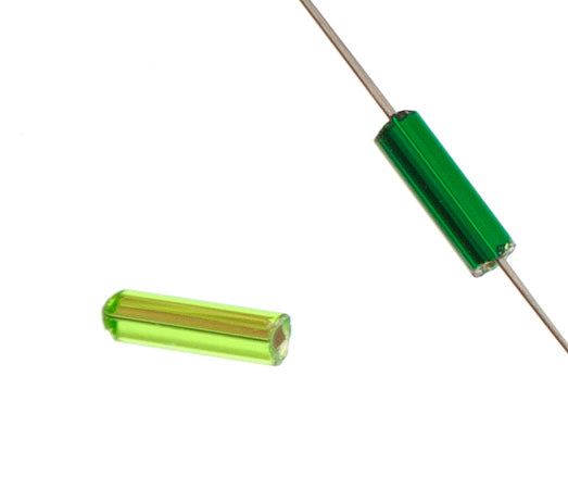 Czech Bugles Twisted #3 Silver Lined Mix