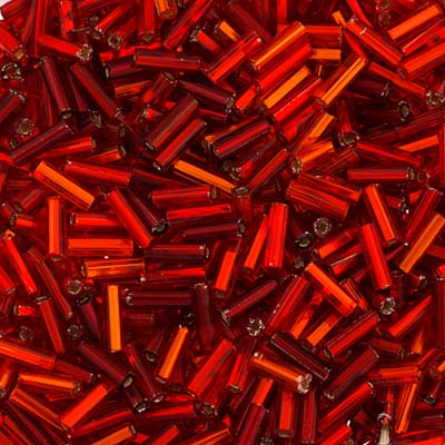 Czech Bugles Twisted #3 Silver Lined Mix