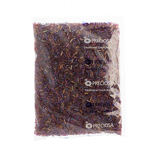 Czech Bugles #3 Transparent Red Iris