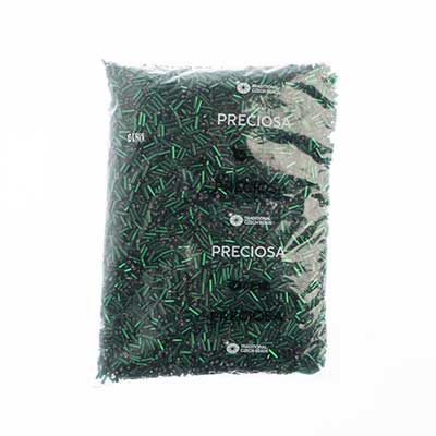 Czech Bugles Silver Lined Green