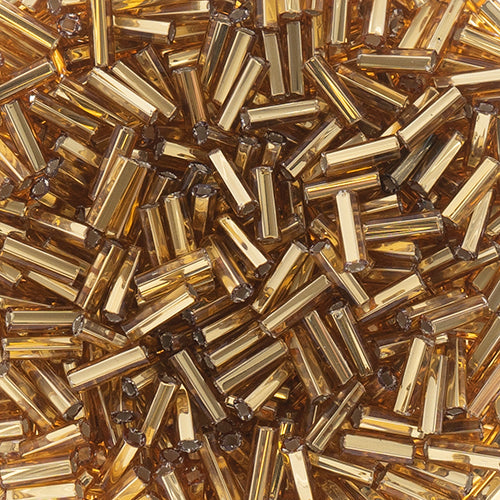 Czech Bugles Silver Lined Gold