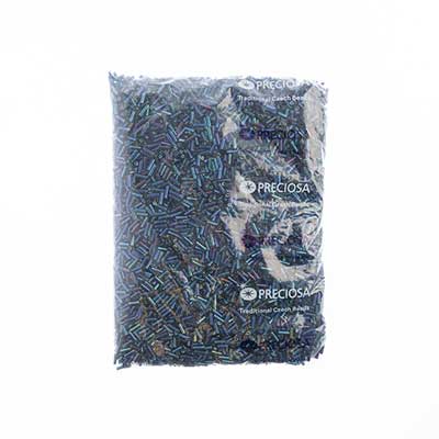 Czech Bugles Opaque Navy Blue Iris