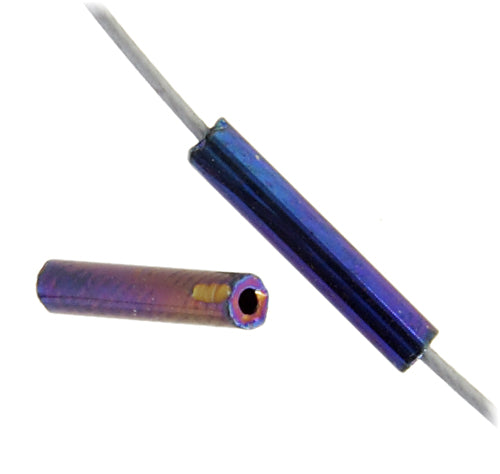 Czech Bugles Opaque Navy Blue Iris