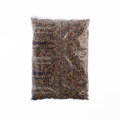 Czech Bugles #3 Metallic Copper Mix Aurora Borealis