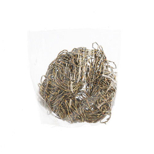 Czech Bugles #2 Metallic Bronze Iris Strung